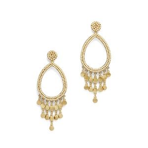 Rebecca Minkoff Riley Gold Plated Drop Earrings